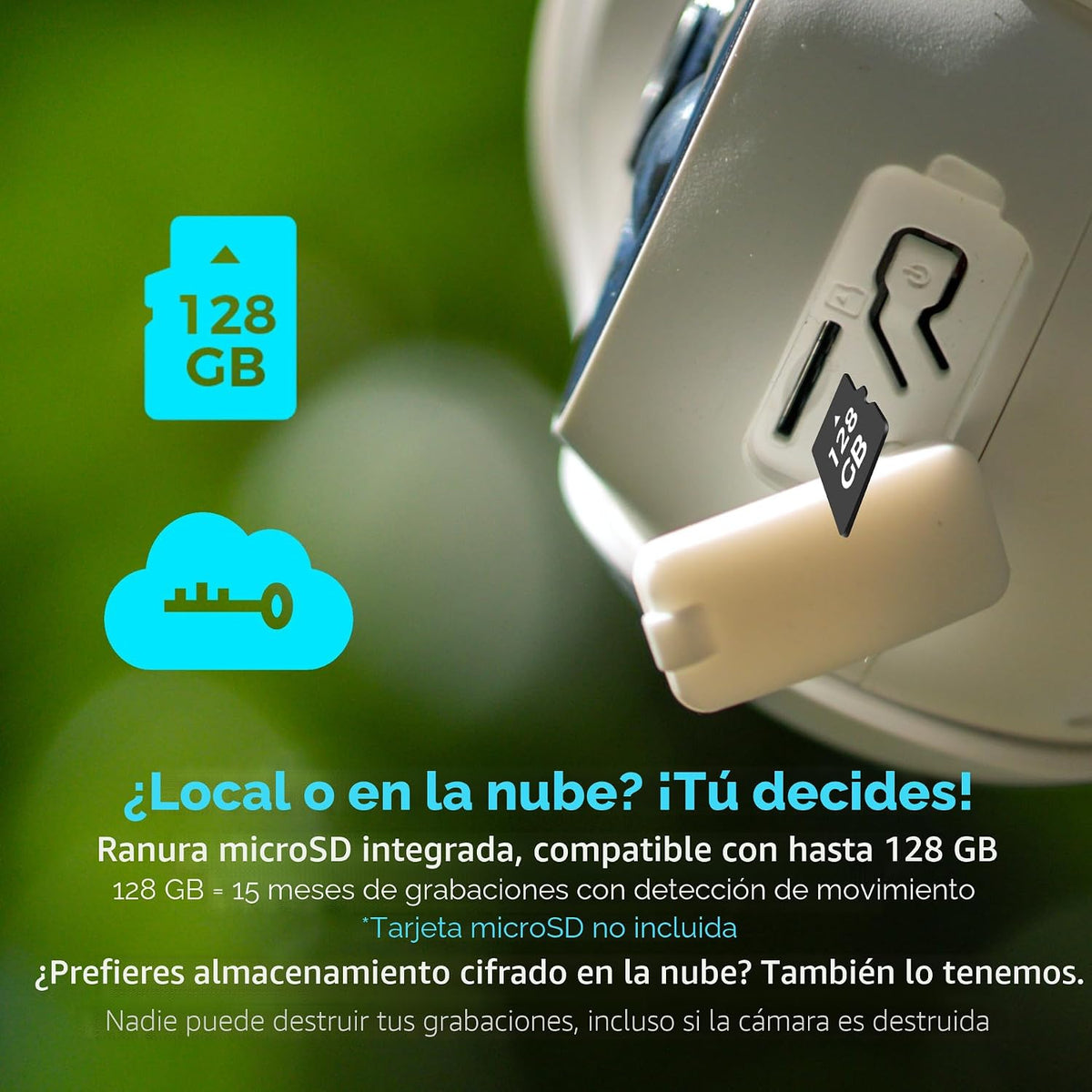 SOVMIKU 2CQ1 AI 2K Cámara de seguridad solar inalámbrica para exter...