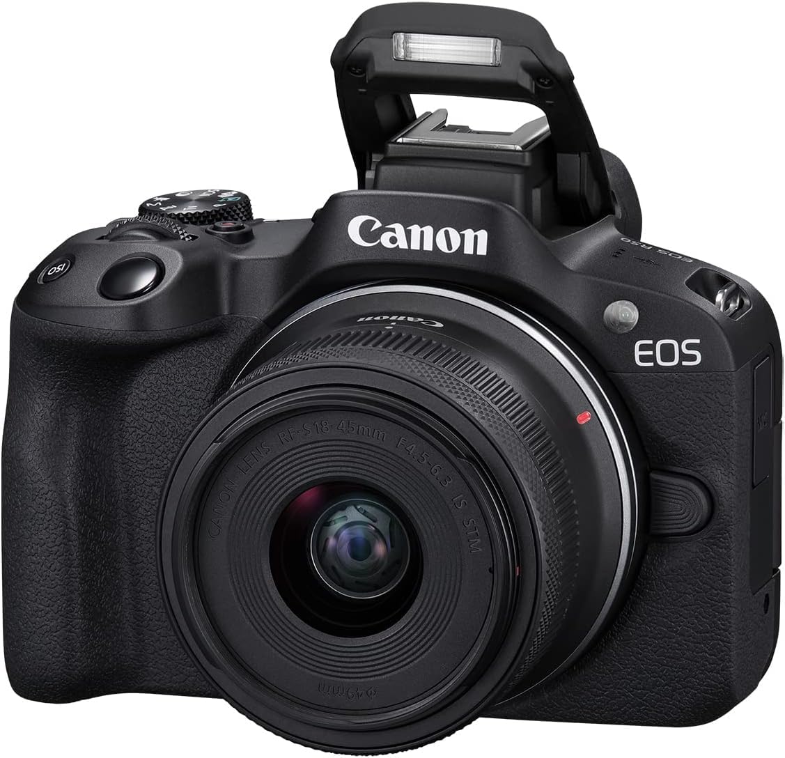 Canon Paquete de cámara sin espejo EOS R50 con lente de 0.709-1.772...