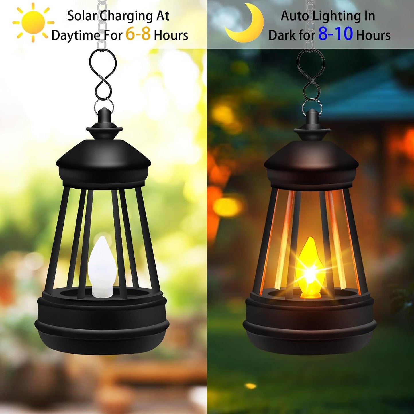 Mini faroles solares de repuesto para estatuas al aire libre, reemp...