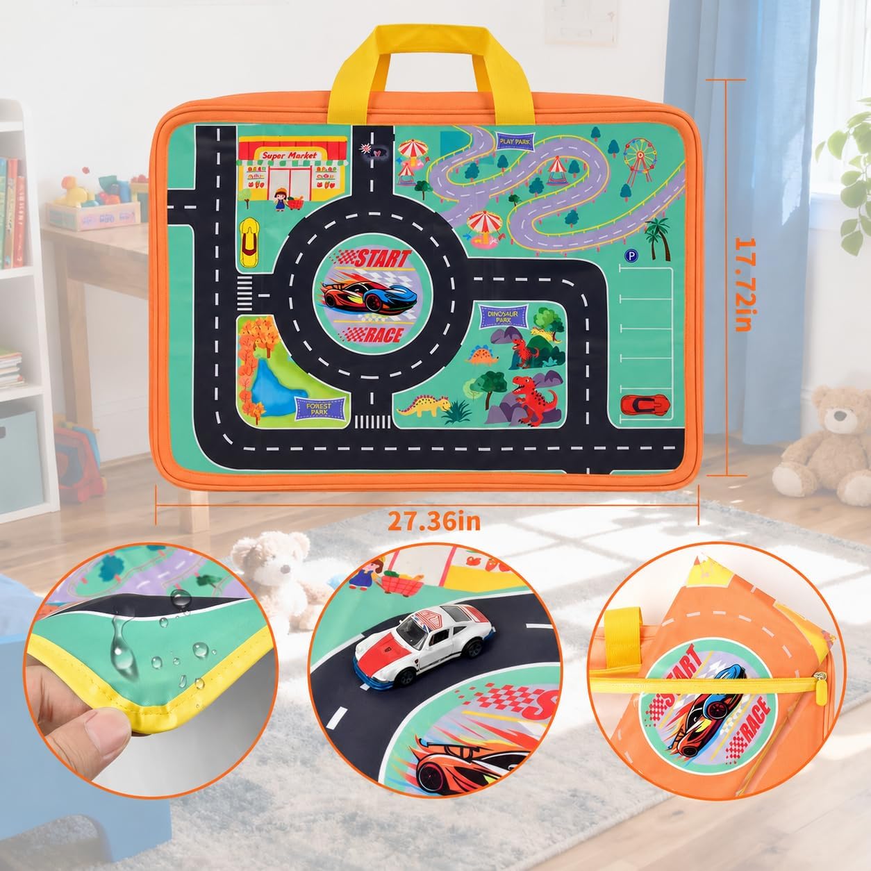 SAIKA Estuche para Coche de Juguete para Almacenamiento de Hot Whee...