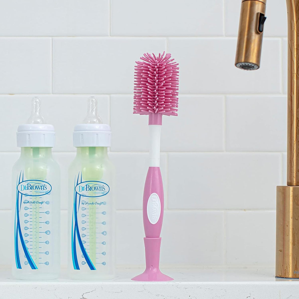 Dr. Brown's Soft Touch - Cepillo limpiador de pezones para bibe...