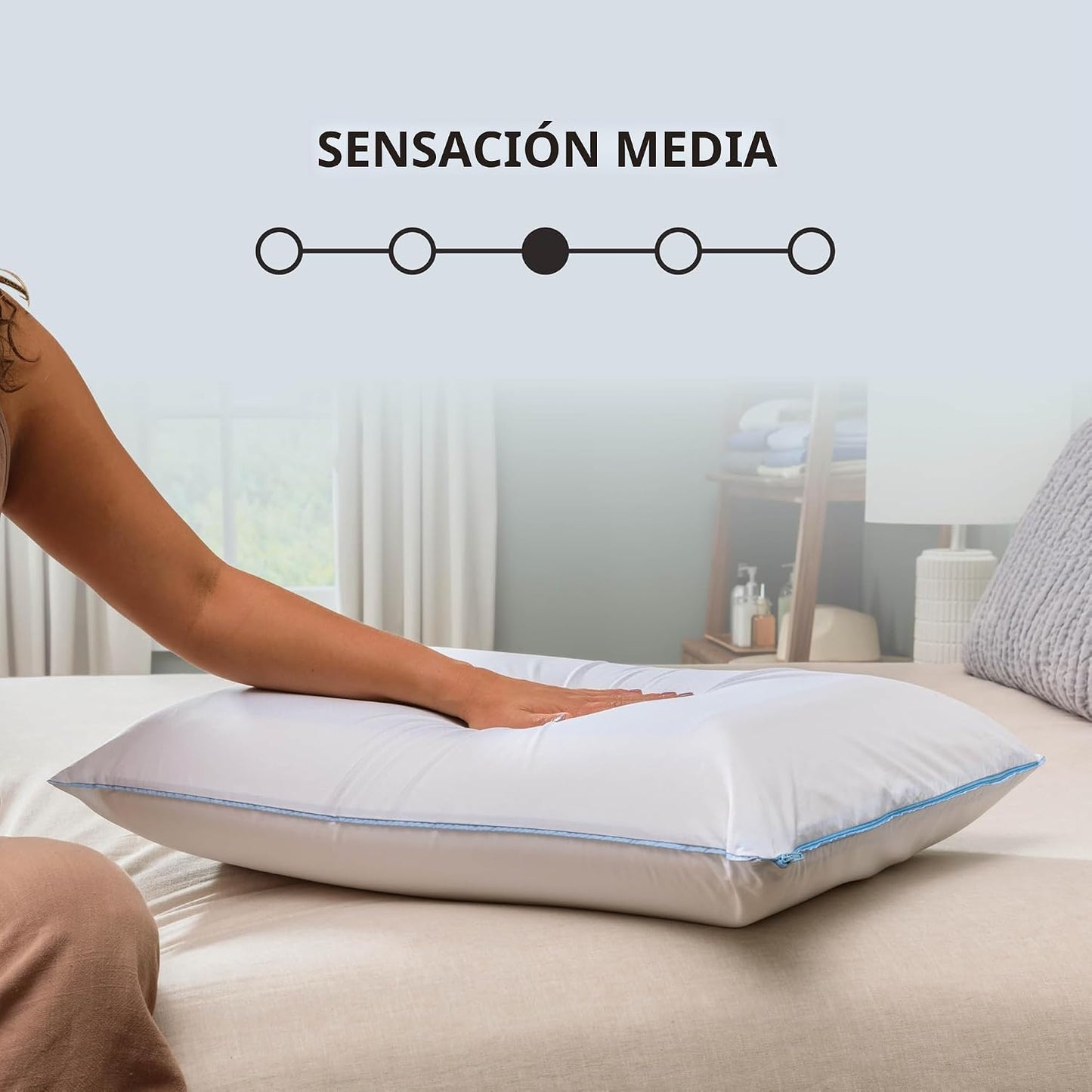 Tempur-Pedic TEMPUR-Cloud - Almohada de enfriamiento doble, tamaño...