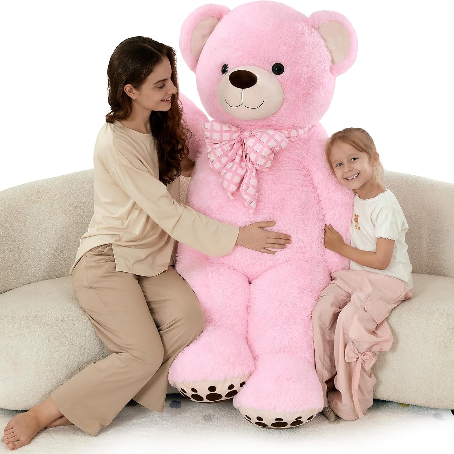 MorisMos Oso de peluche grande de 5 pies, enormes osos de peluche d...