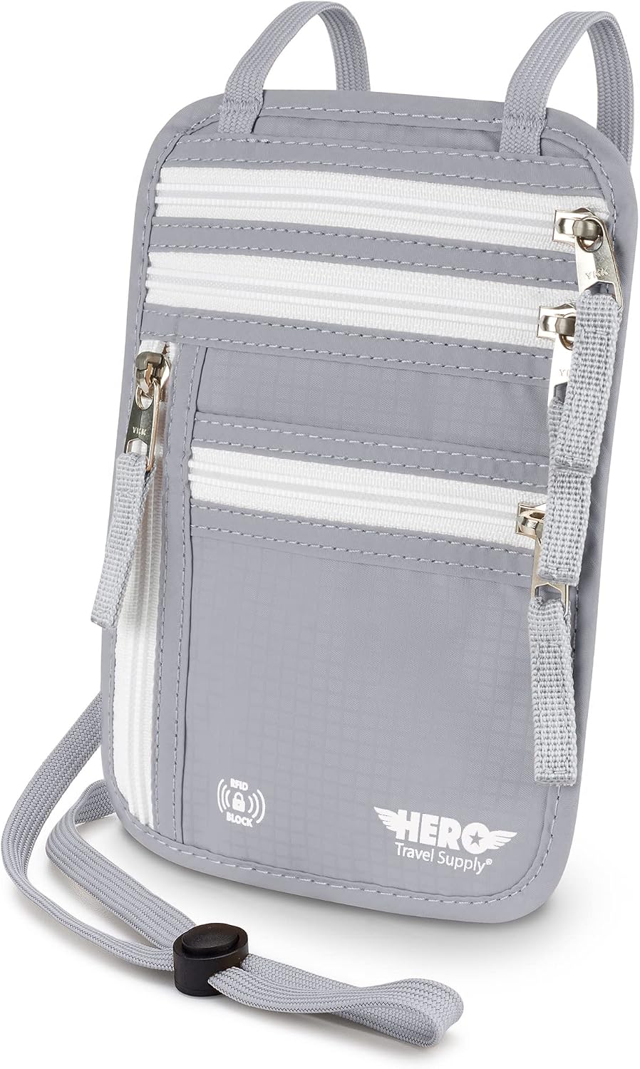 Cartera de Cuello HERO \u2013 Portapasaporte con Bloqueo RFID \u201...