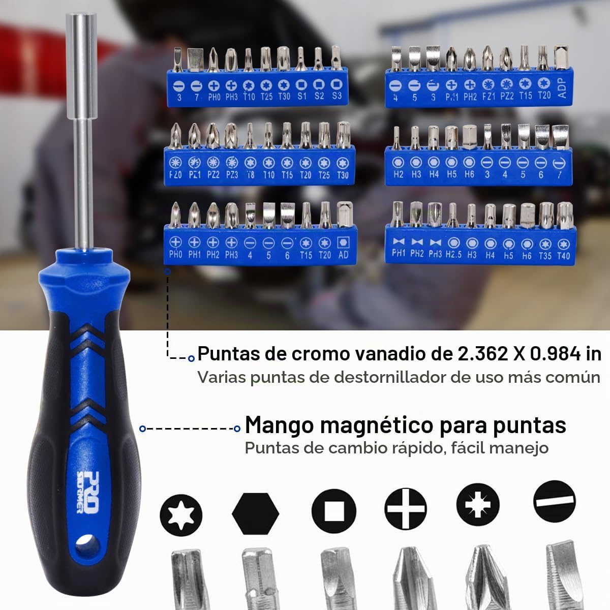 Prostormer Juego de herramientas mecánicas de 240 piezas, surtido g...