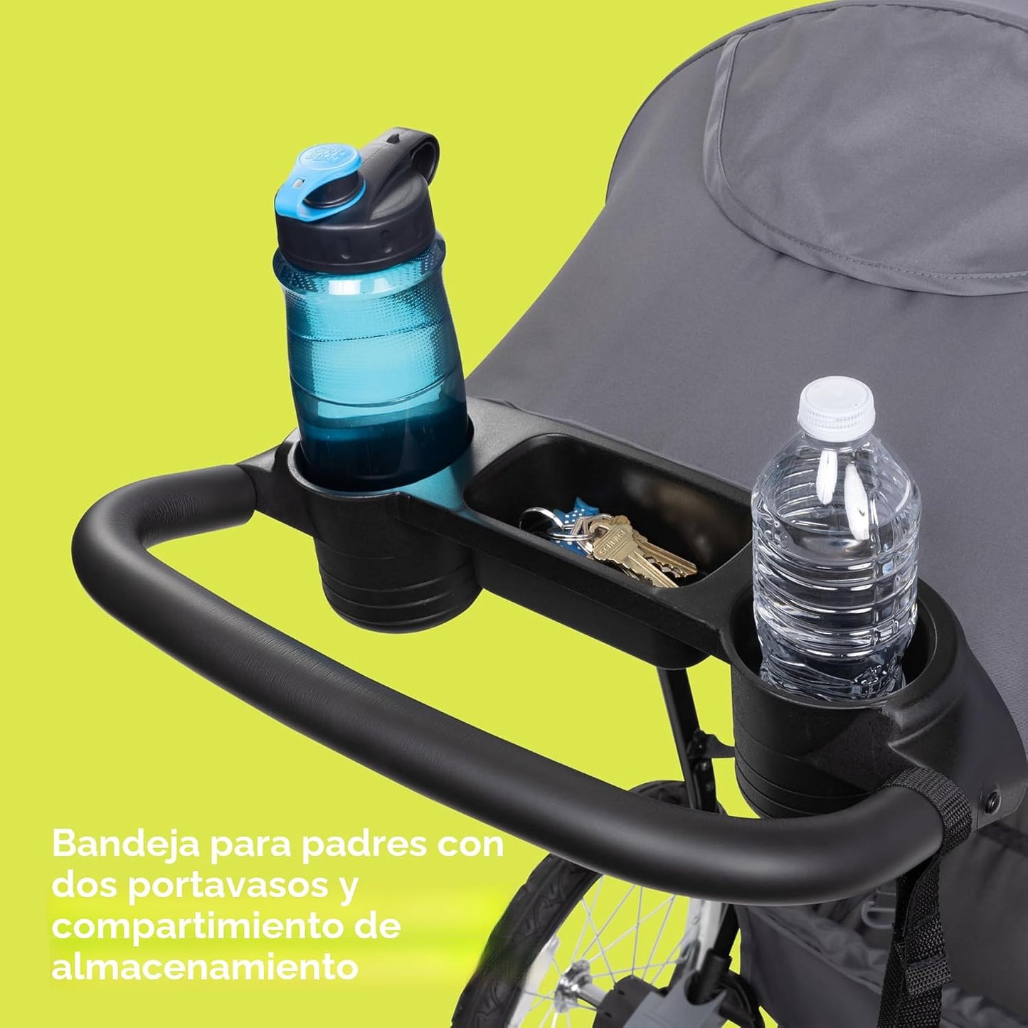 Baby Trend Journey - Cochecito para correr, gris estelar | Sistema...