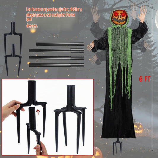 yosager Paquete de 2 decoración de Halloween para exteriores, calab...
