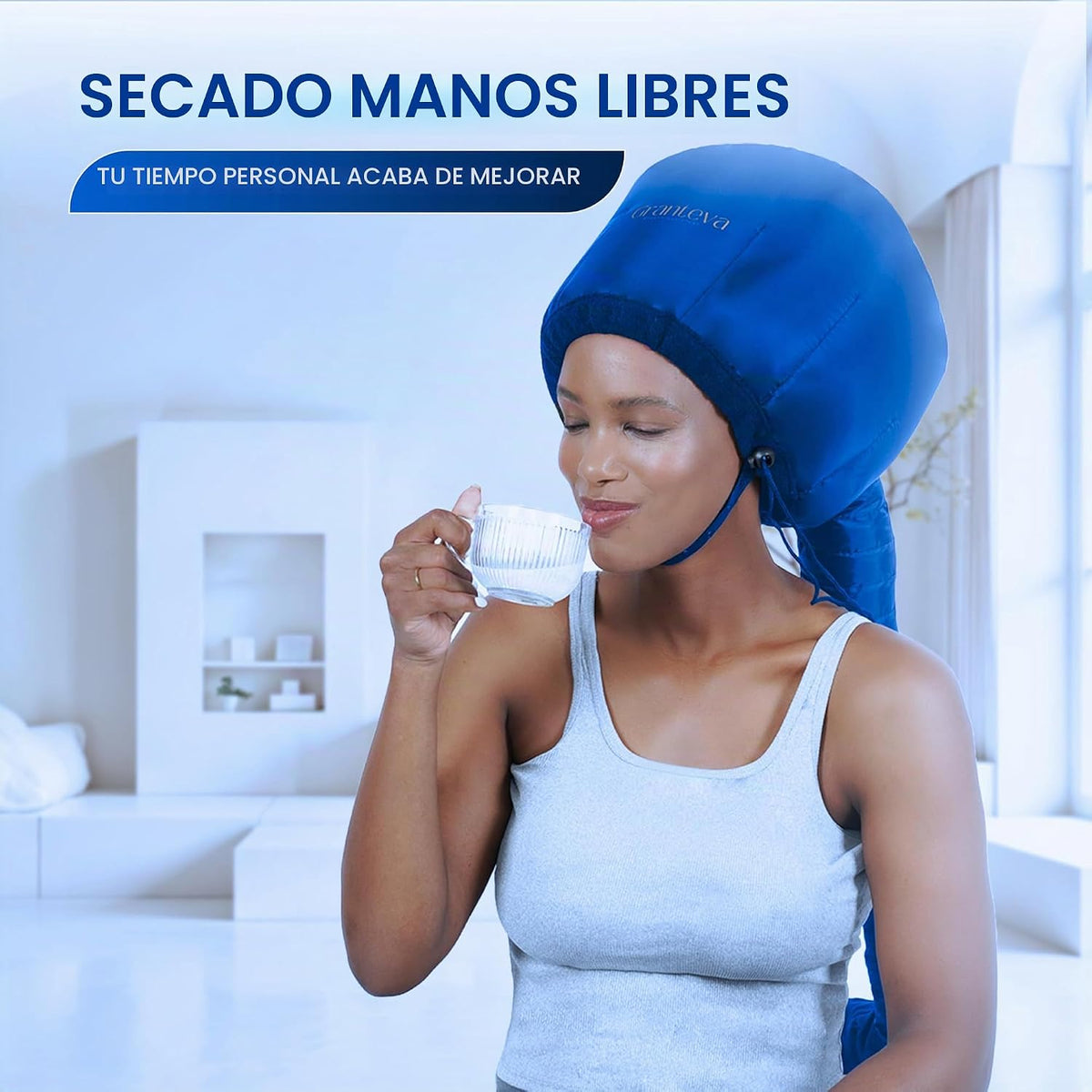 Accesorio de capó para secador de pelo Granteva con una diadema int...