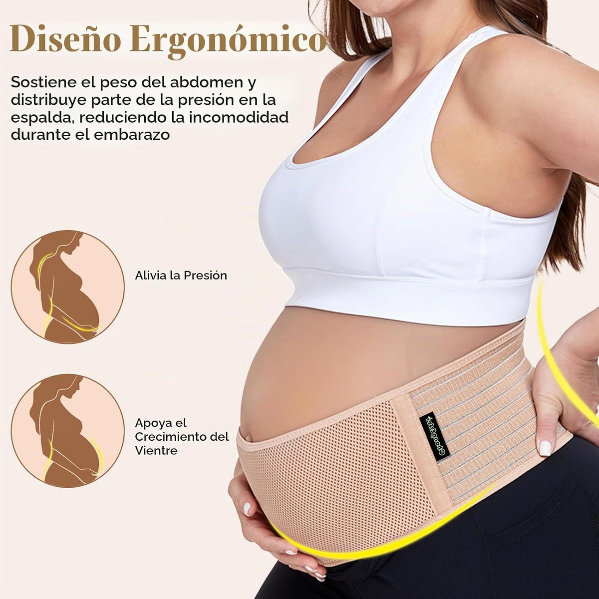 ChongErfei Cinturón de Maternidad Banda para el Vientre del Embaraz...