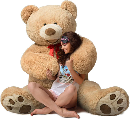 HollyHOME Oso de peluche gigante de 5 pies, enorme oso de peluche c...