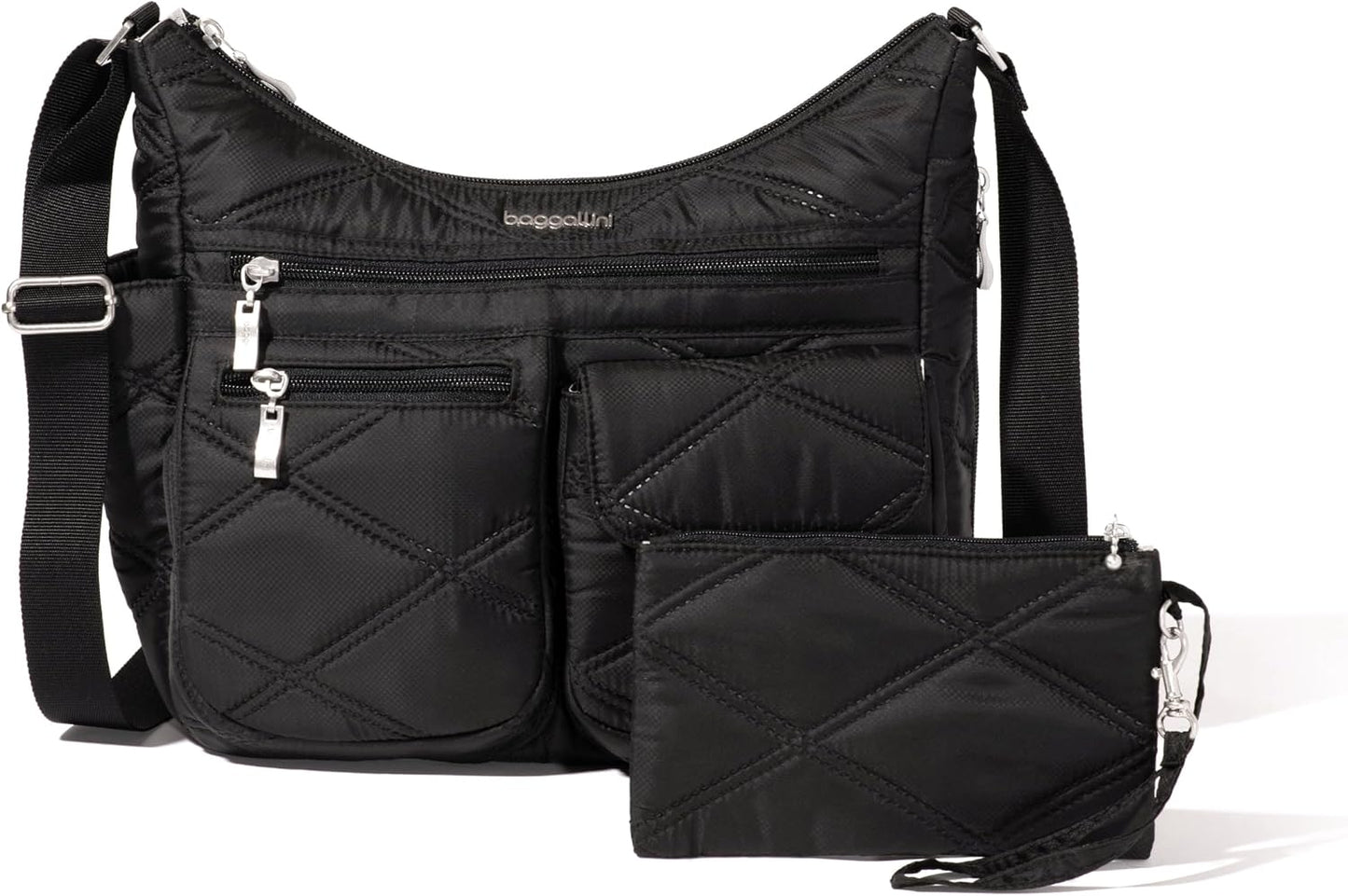 Baggallini Everywhere Bagg - Bolso cruzado para mujer, 11 x 9, lige...