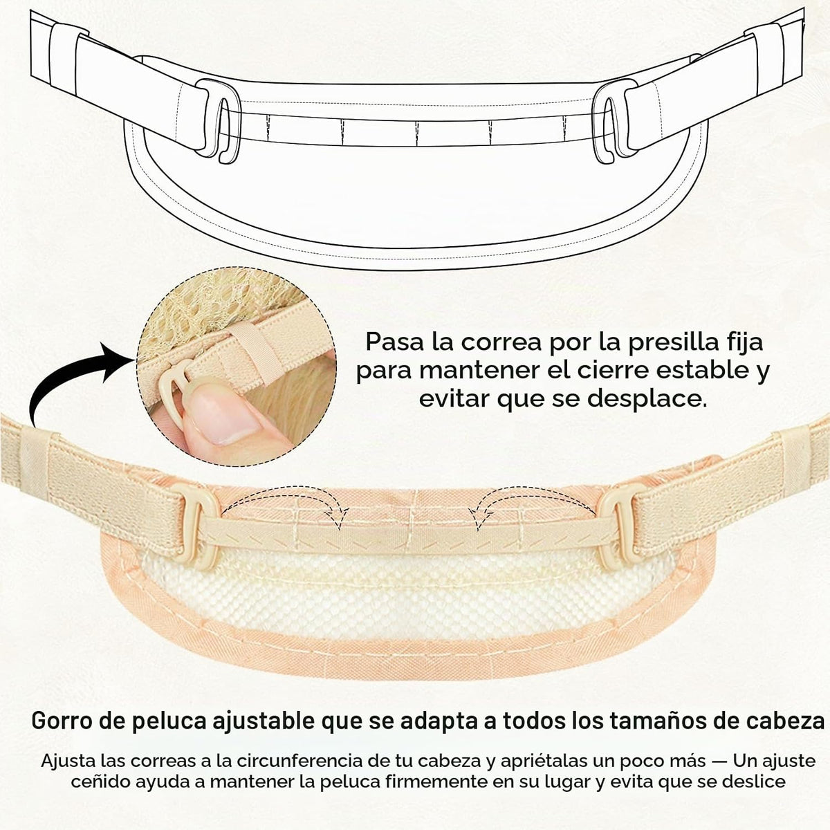 ANOGOL Peluca rubia corta con moño para mujer, pelucas doradas, pel...
