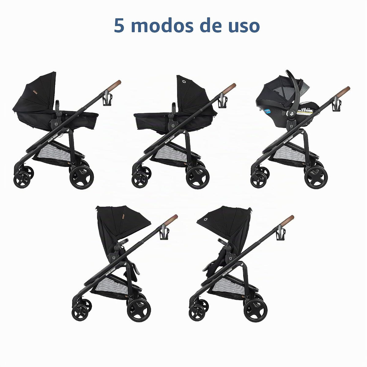 Maxi-Cosi Tayla™ Max Sistema de Viaje, Cochecito de Bebé y Asiento...