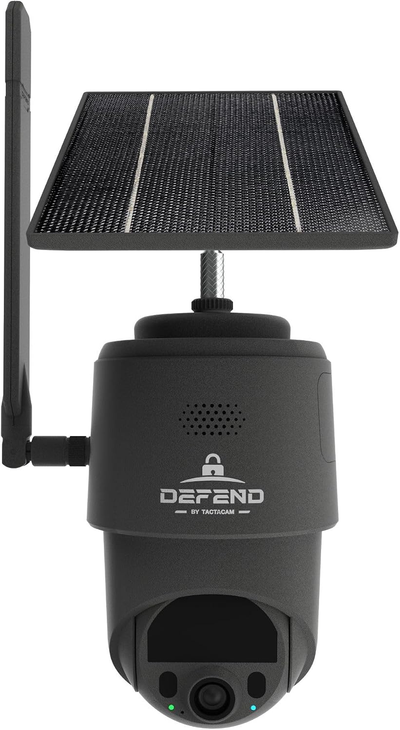 Cámara de seguridad celular TACTACAM Defend 360, energía solar, sin...