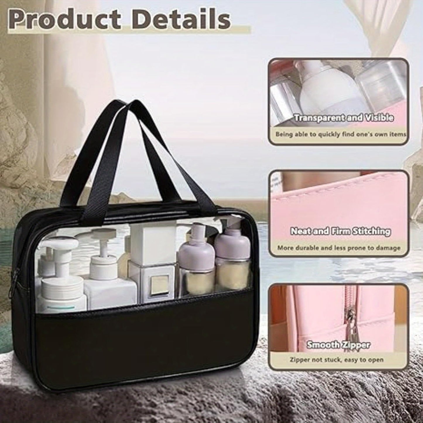 HGHDBT Juego de 40 pinceles de maquillaje negros Kit de maquillaje...