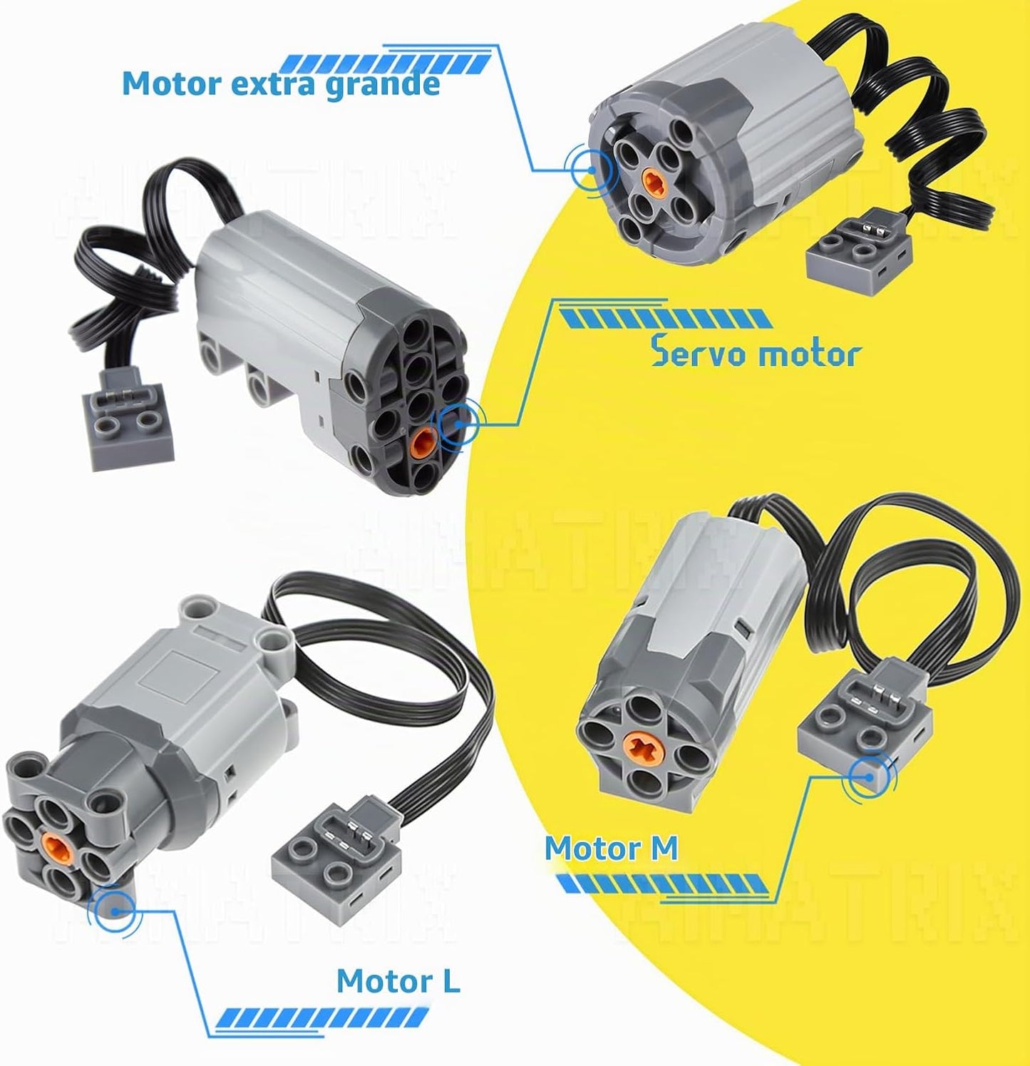 AIMATRIX 32 piezas Set de motores Power Function Compatible con Tec...