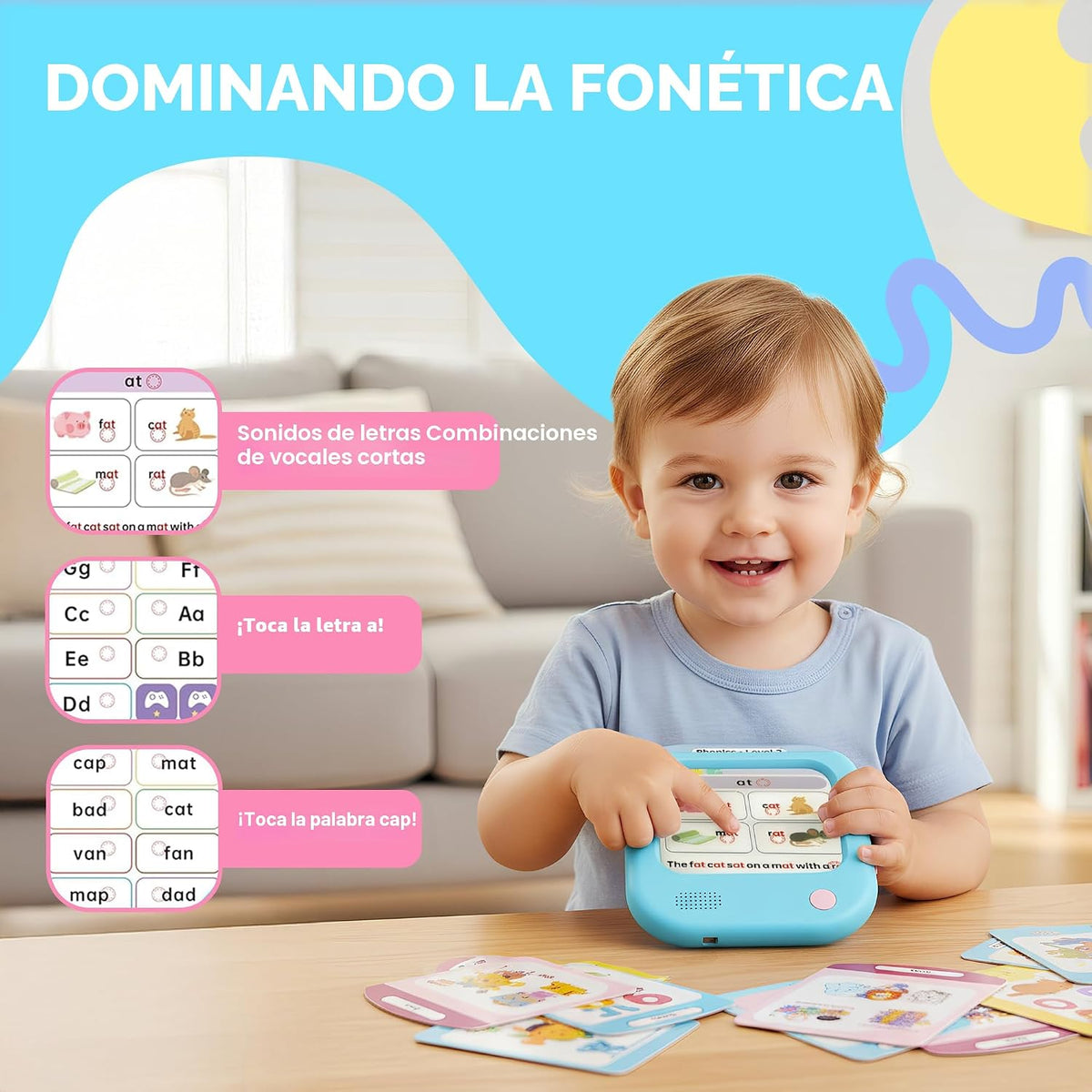 QuTZ Tarjetas flash parlantes, tarjetas flash fonéticas, aprende a...