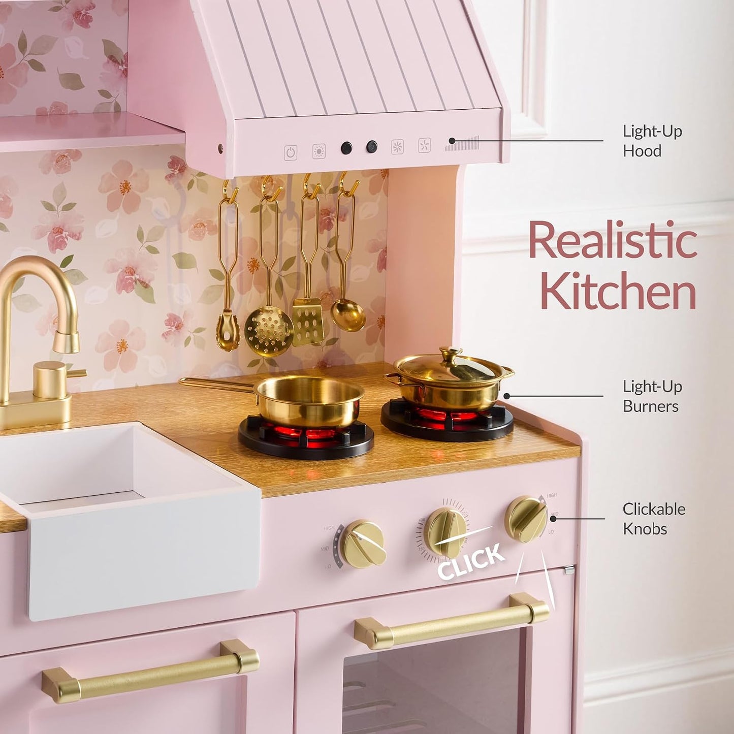 Best Choice Products Cocina de juego de simulación para niños, jueg...