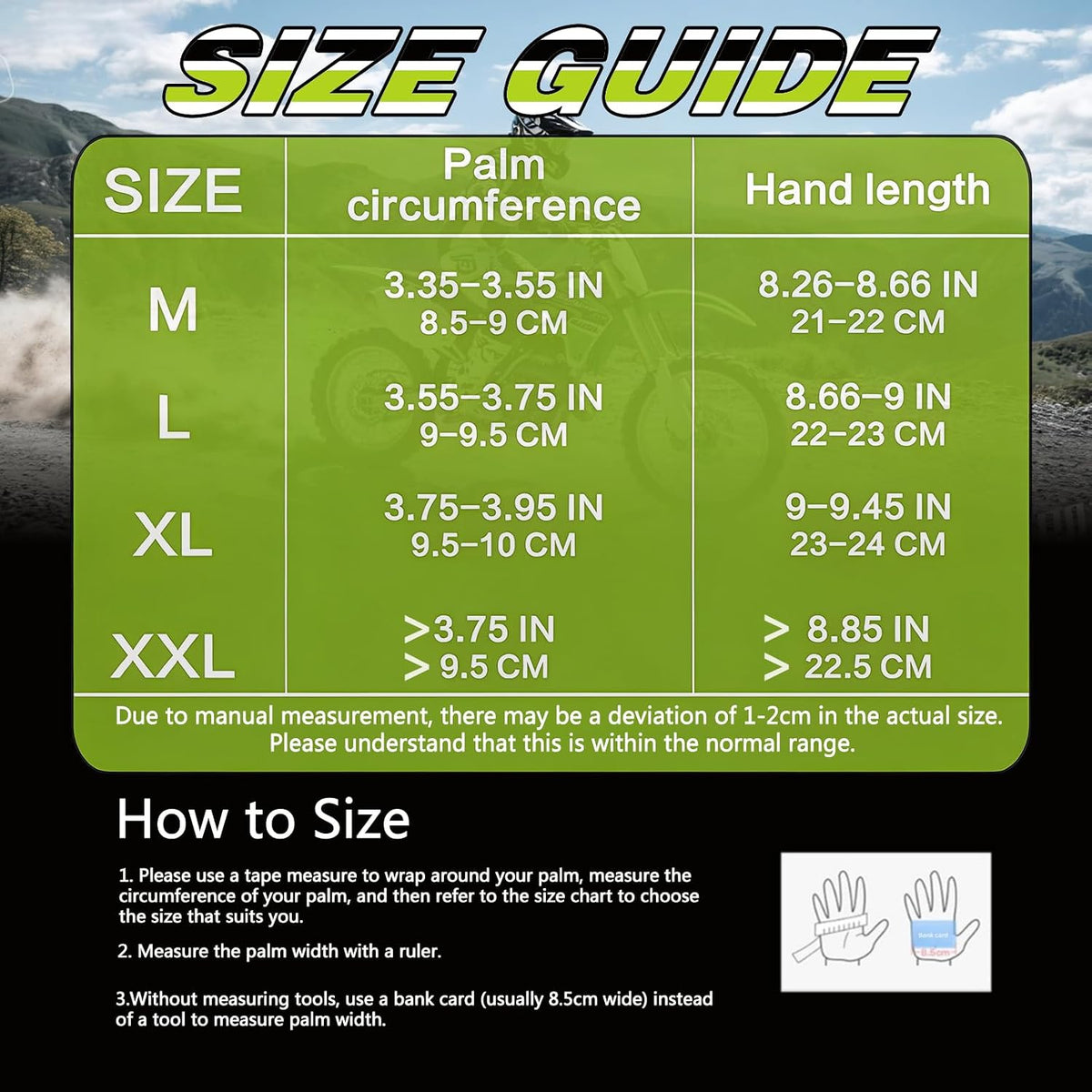 faralite Guantes de motocicleta para hombres y mujeres \u2013 Guant...