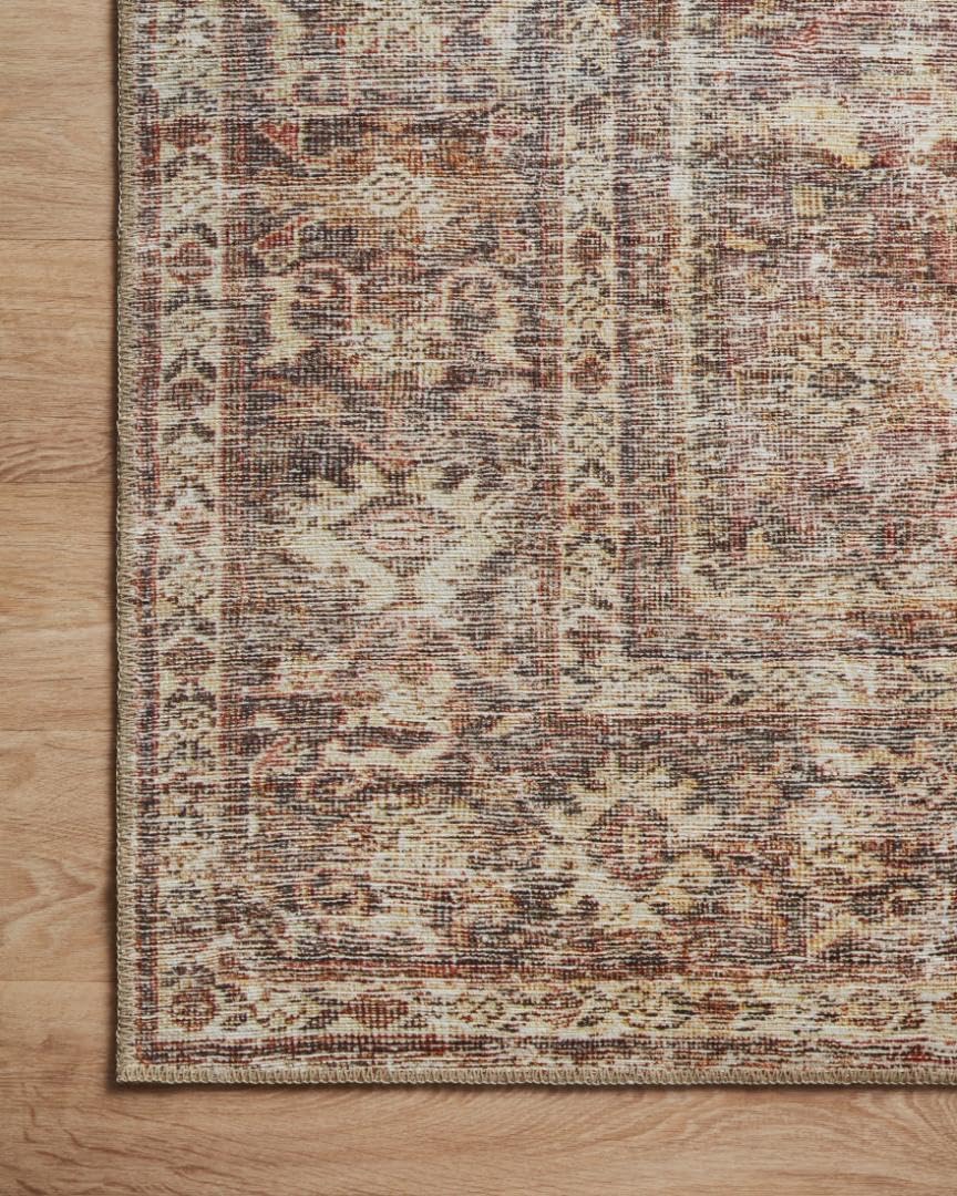 Loloi Amber Lewis Georgie Bordeaux\/Antique - Alfombra de área de 1...