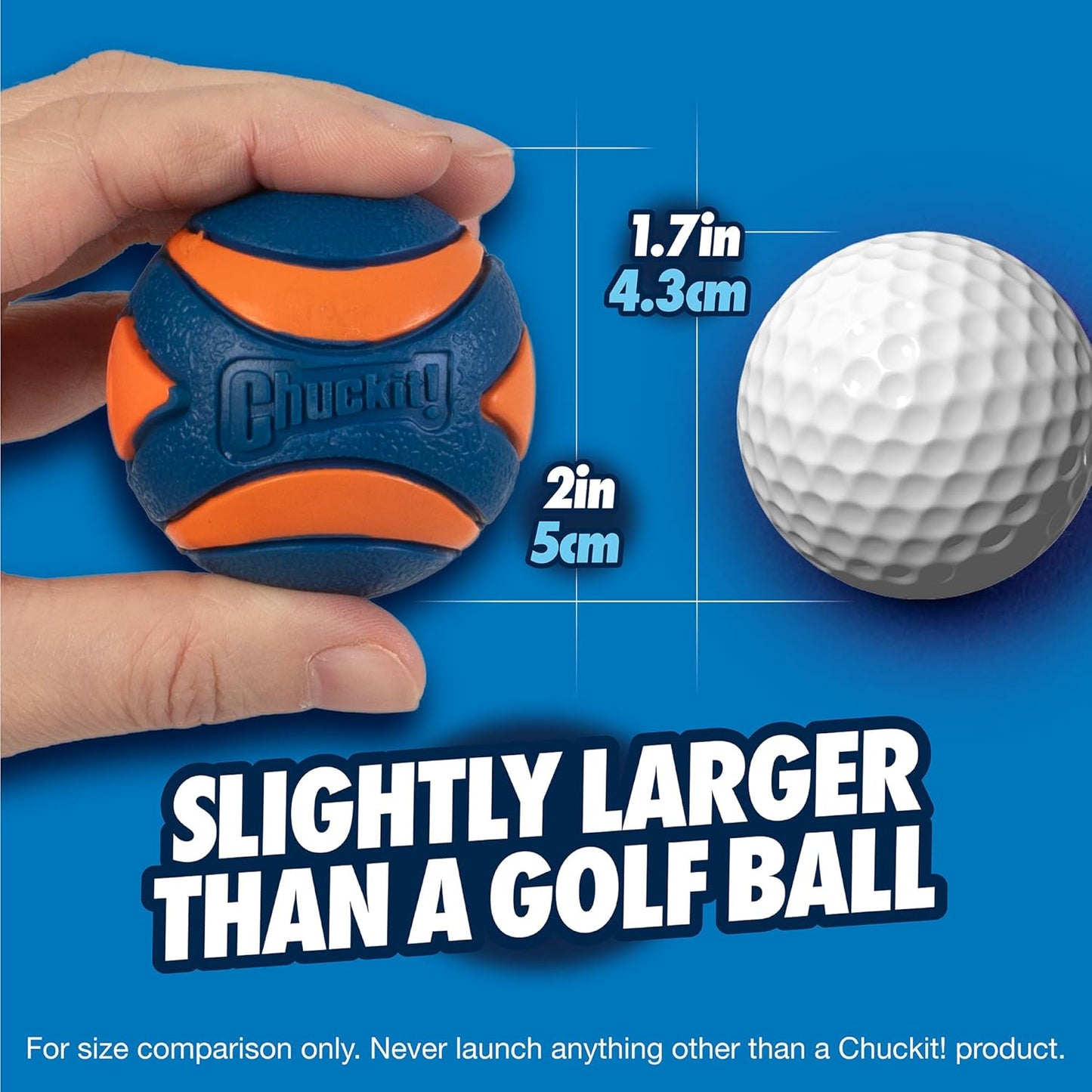 Chuckit Ultra Squeaker Ball pequeña (1 paquete) | ¡Un Chuckit! Pelo...