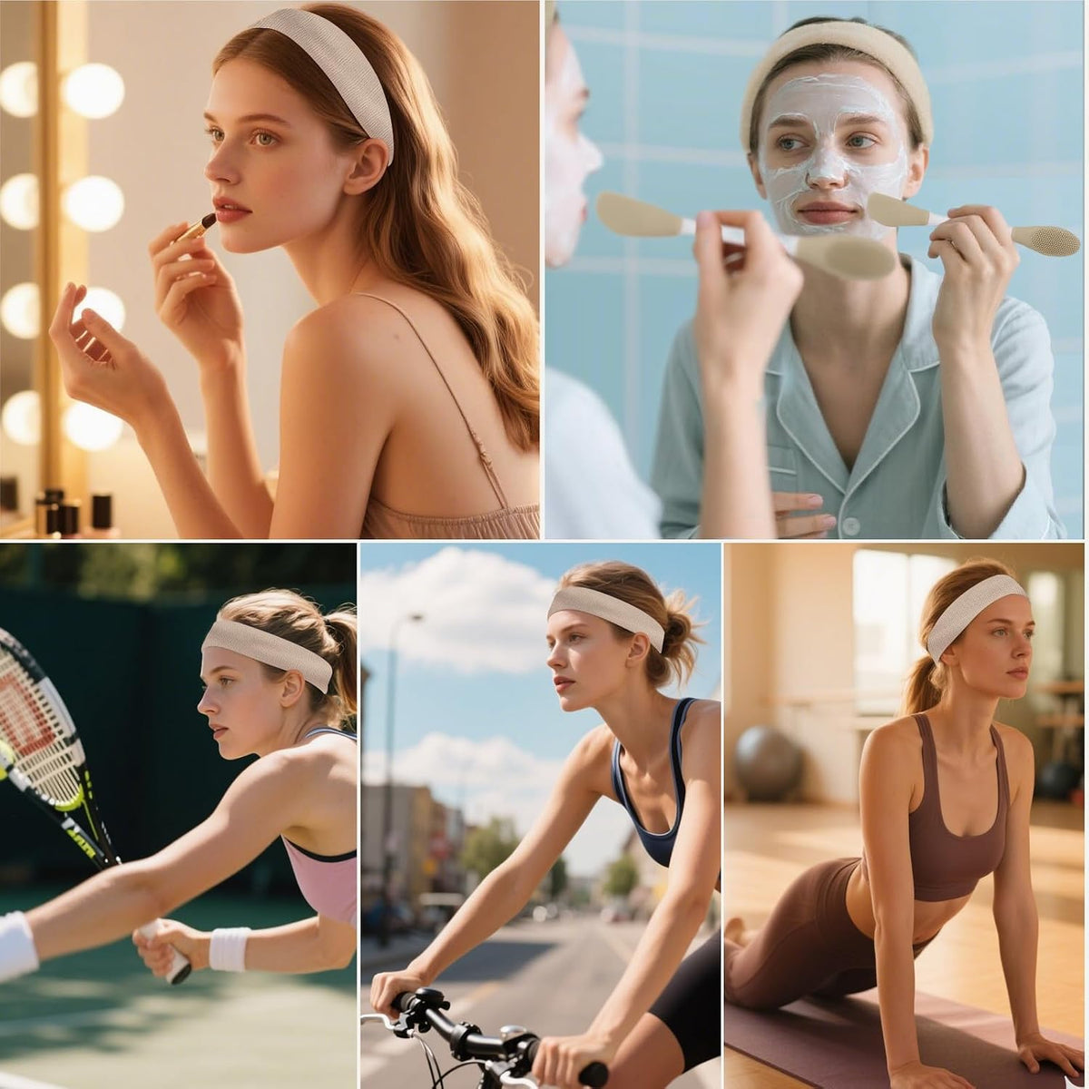 Real Perfection Juego de herramientas faciales Gua Sha con rodillo...