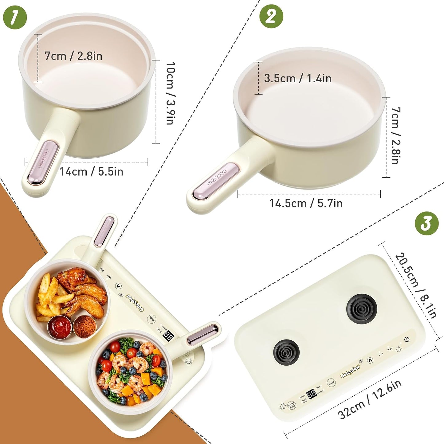 Gotoofun Juegos de cocina para niños, juego de cocina real de doble...