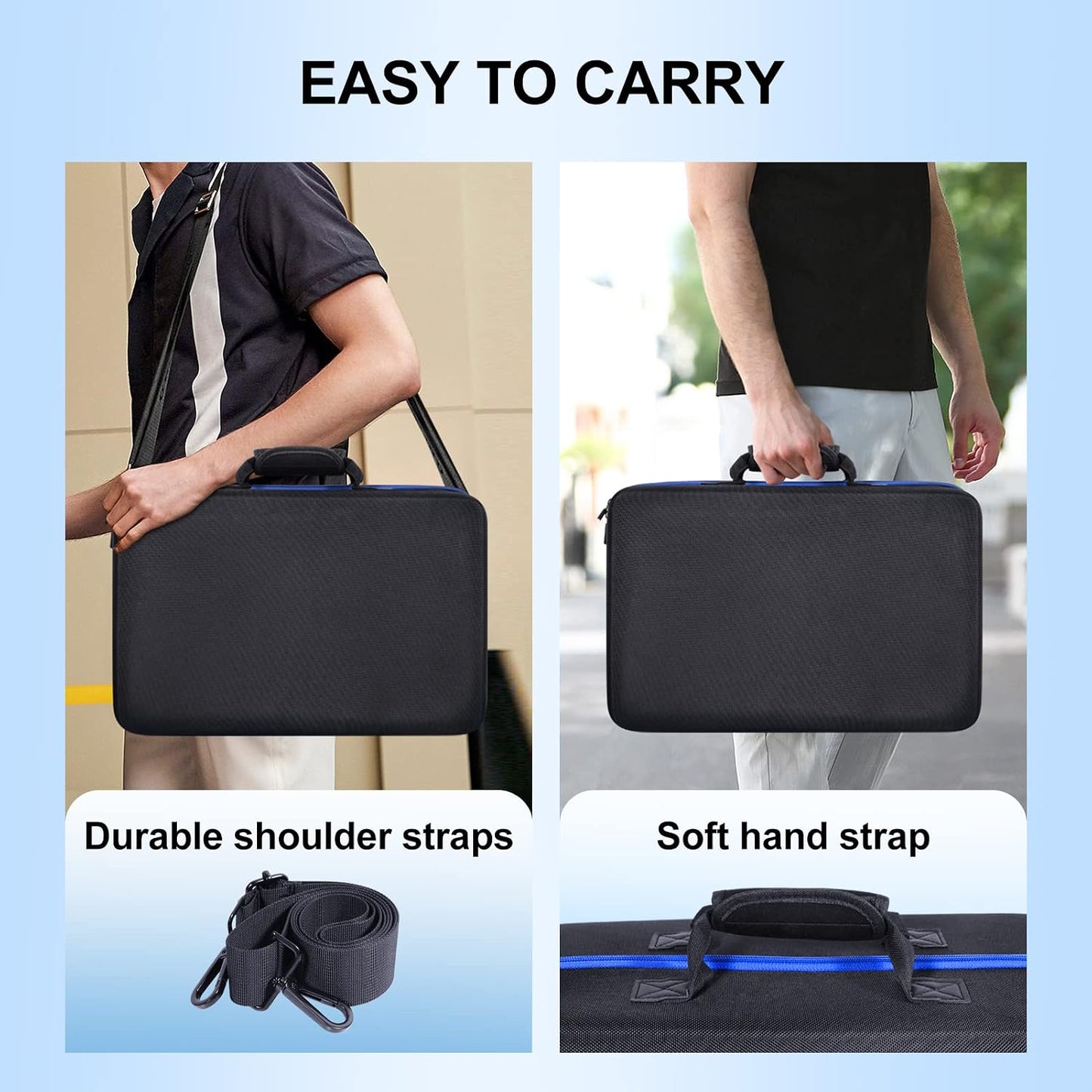 Funda de transporte ZORETCO compatible con PS5 Slim 2023 | Bolsa pr...