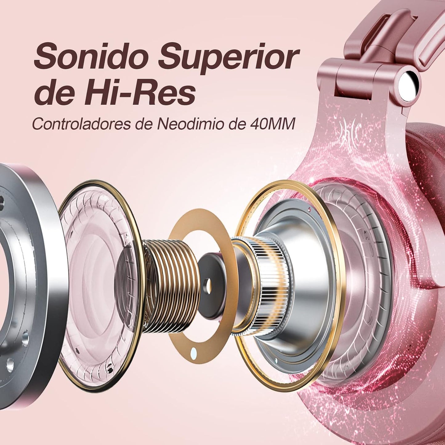 OneOdio A70 Auriculares Bluetooth para oído, auriculares inalámbric...