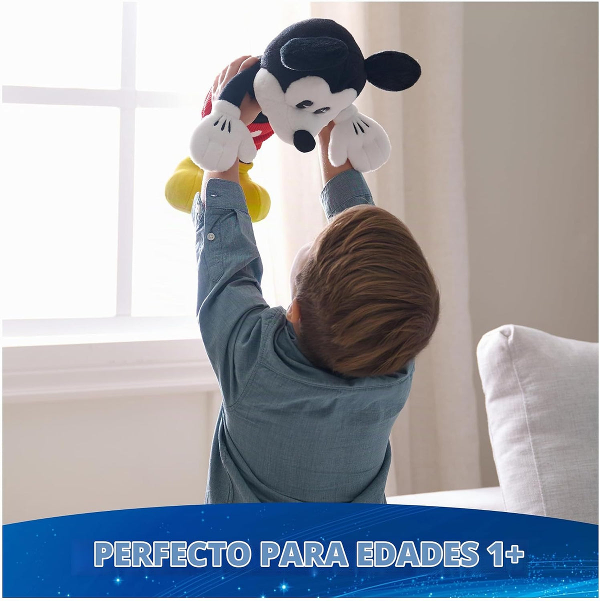 GUND Disney - Peluche clásico oficial de Mickey Mouse de Mickey y s...