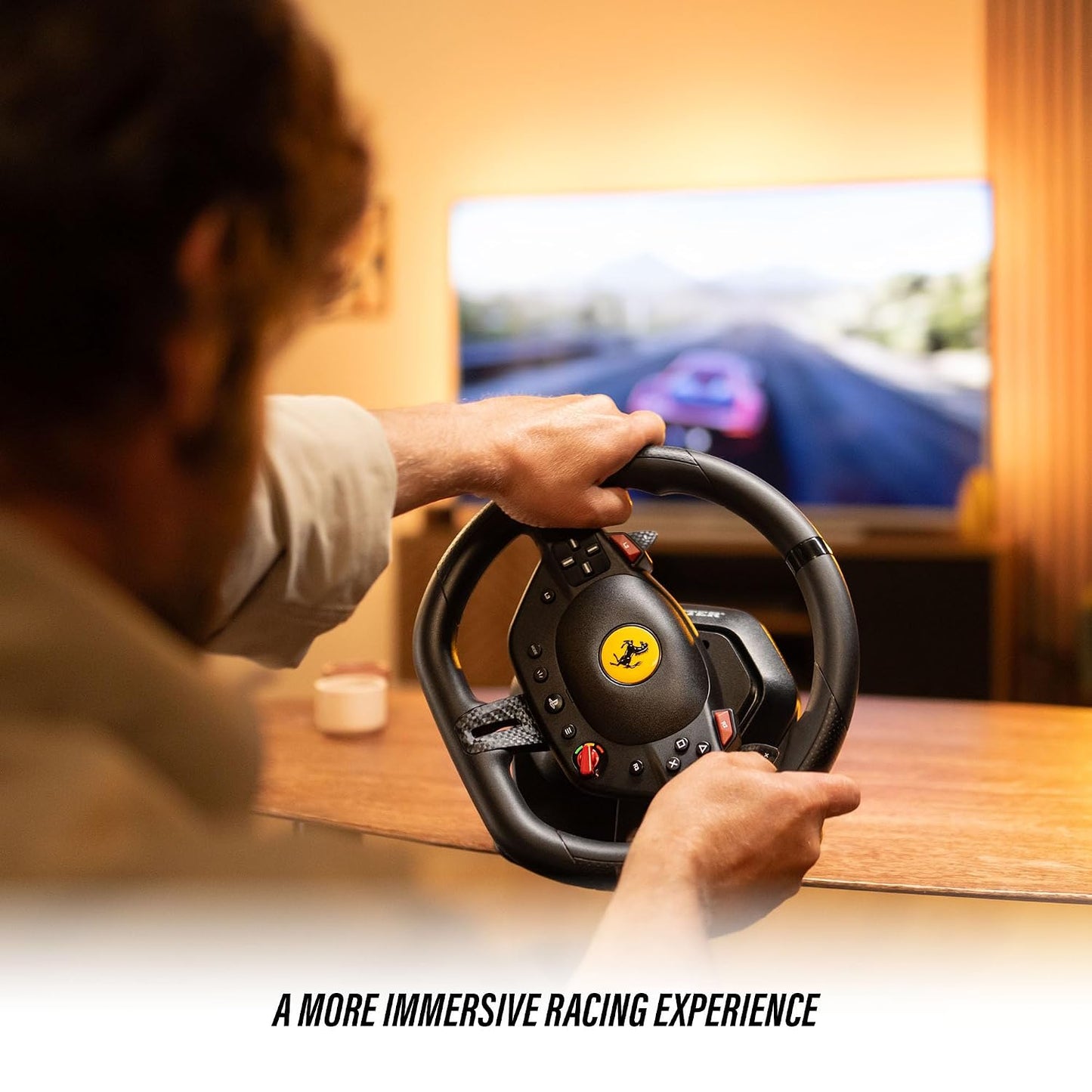 Thrustmaster T98 Ferrari 296 GTB Juego de pedales y volante de carr...