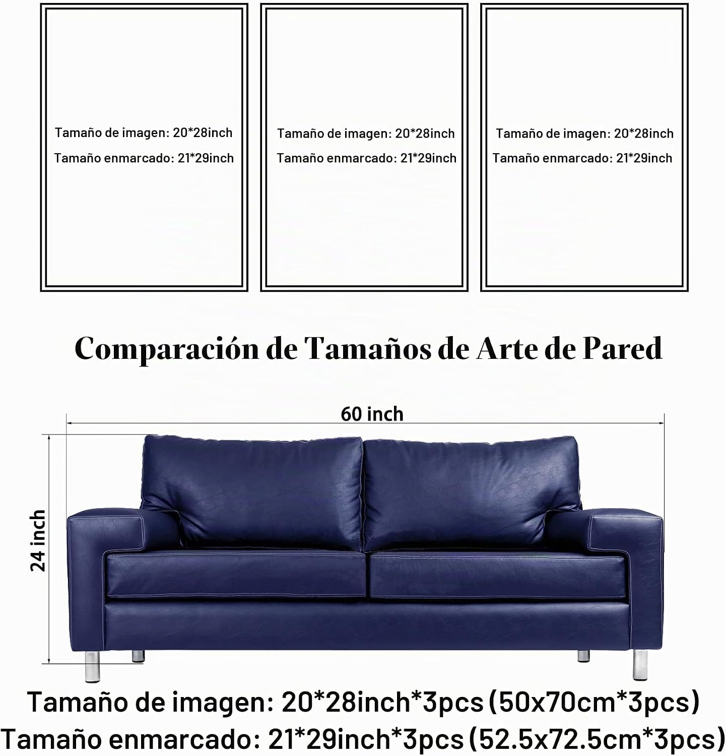 Wieco Art - Lienzo de reproducción de pinturas al óleo moderno para...