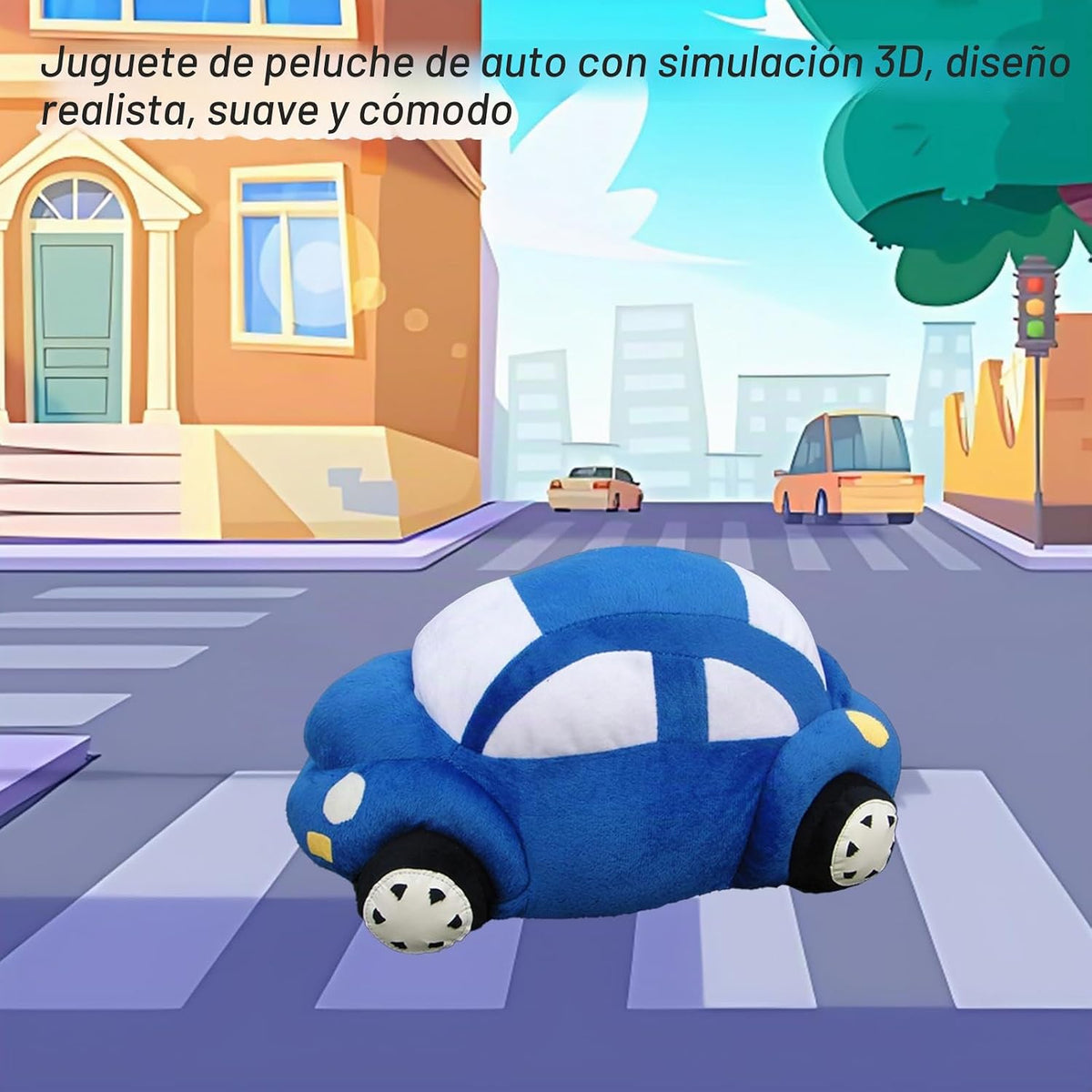 XiRiDa Almohada rellena de felpa para coche, juguete en forma de co...