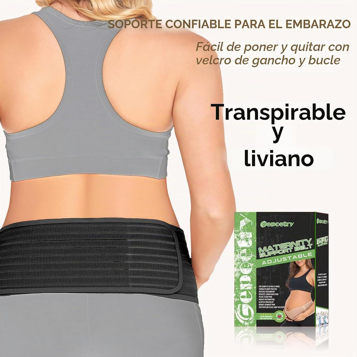 Gepoetry - Banda para el vientre de maternidad para mujeres embaraz...