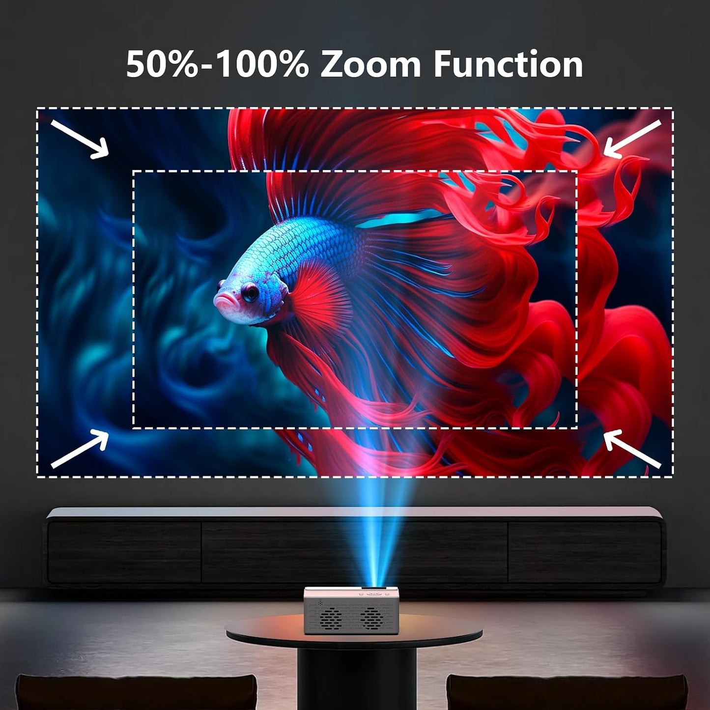 TMY Netflix - Mini proyector de películas con licencia oficial con...