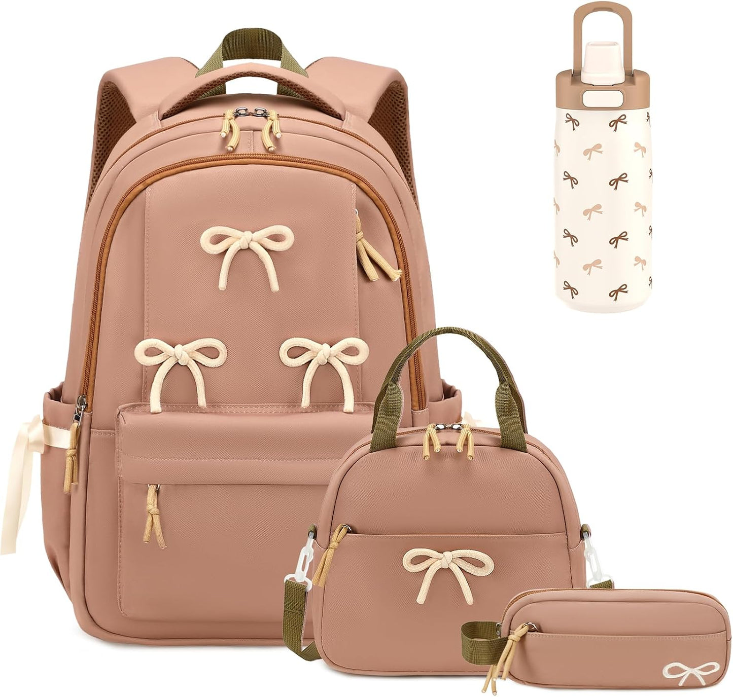 Similove 05 LBWB Mochila para niñas | Casual Aesthetic Bow Girls Ba...
