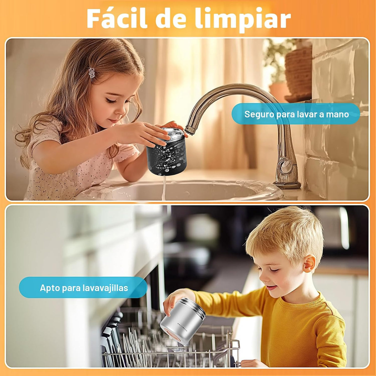 Tarro térmico para alimentos para niños de 15.2 oz - Contenedor de...