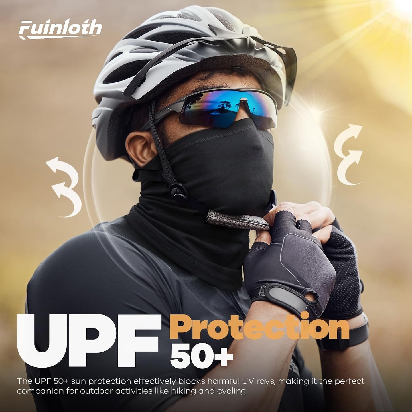Fuinloth Polaina para el cuello, paquete de 6 unidades de máscara f...