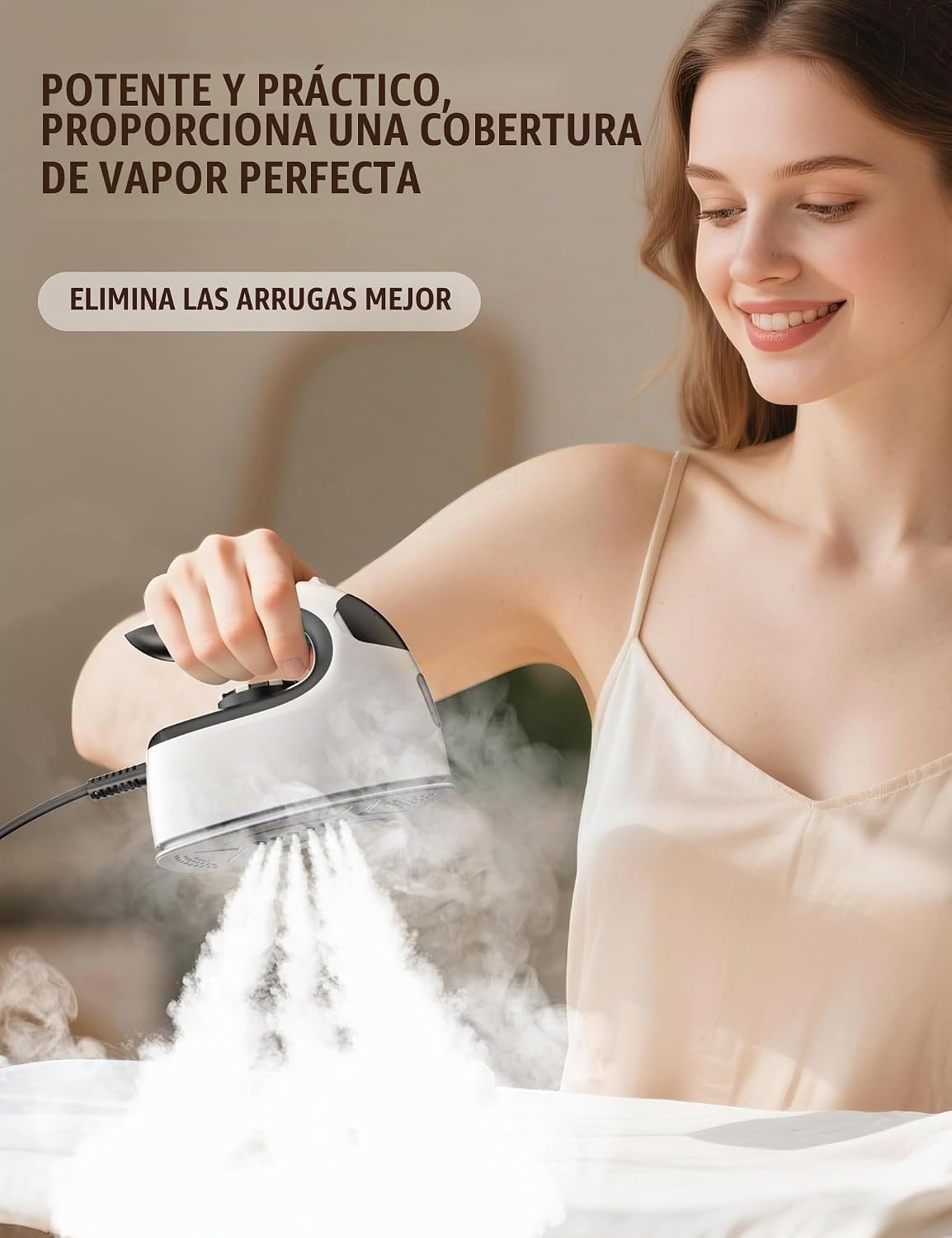 Sundu Mini plancha de vapor, mini plancha de vapor de viaje, pequeñ...