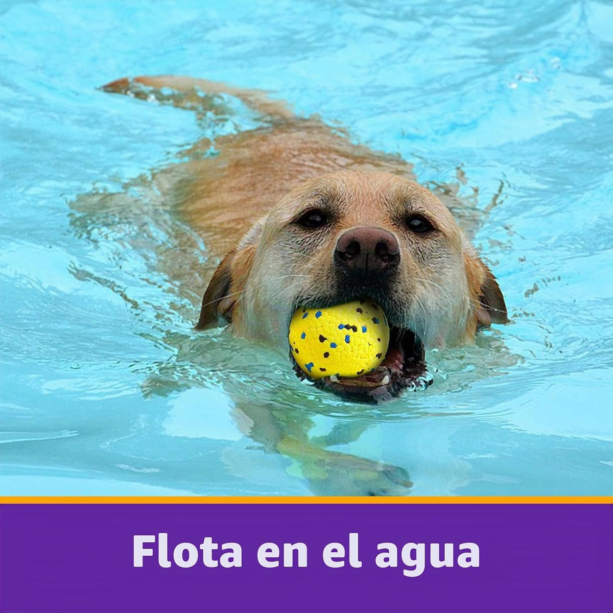 Kimee Pelotas de tenis para perros, juguetes para perros masticador...