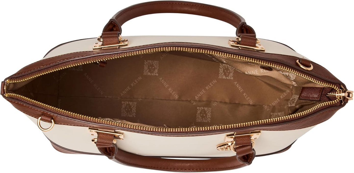 Anne Klein Bolso Satchel New Recruits Dome para Mujer