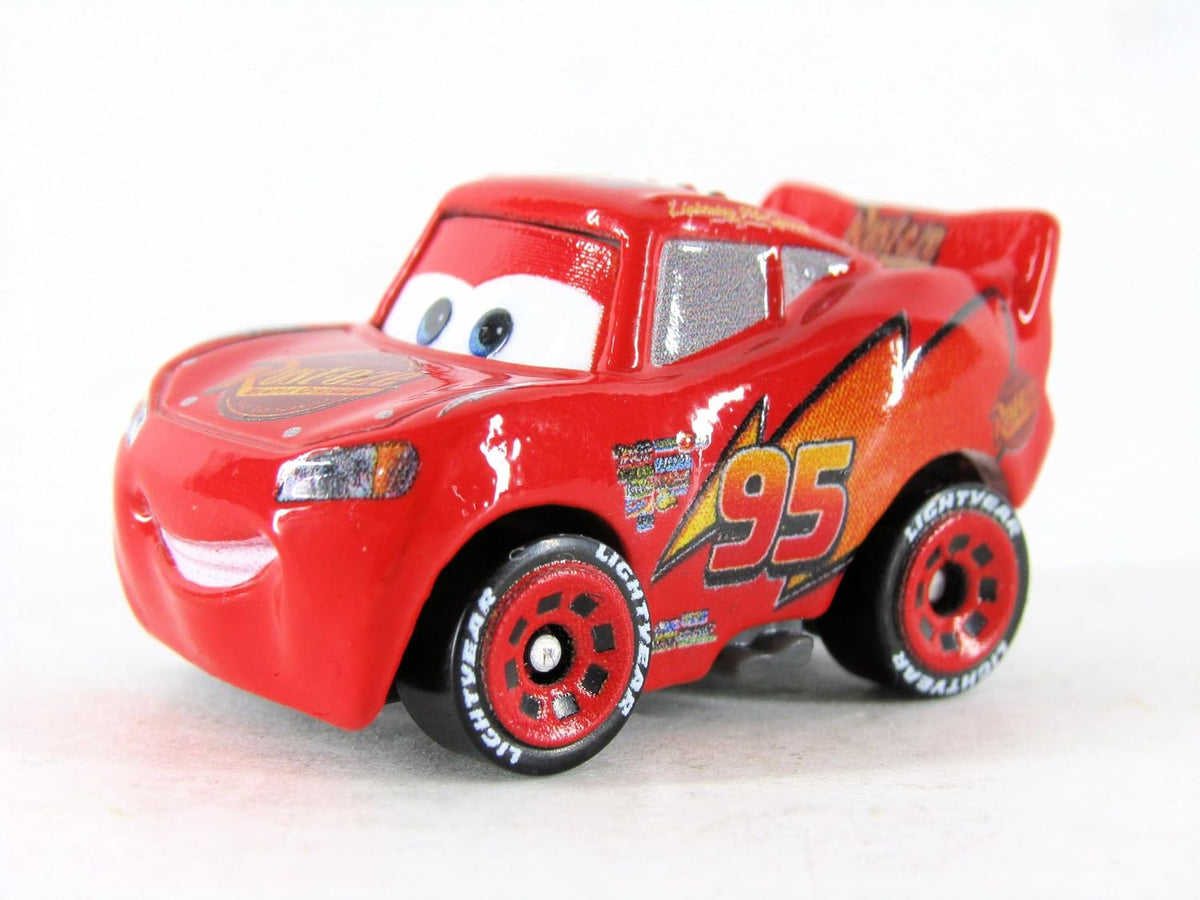 Disney Cars Mini Racers Paquete de 3: Rayo McQueen, Vitoline #24 Br...