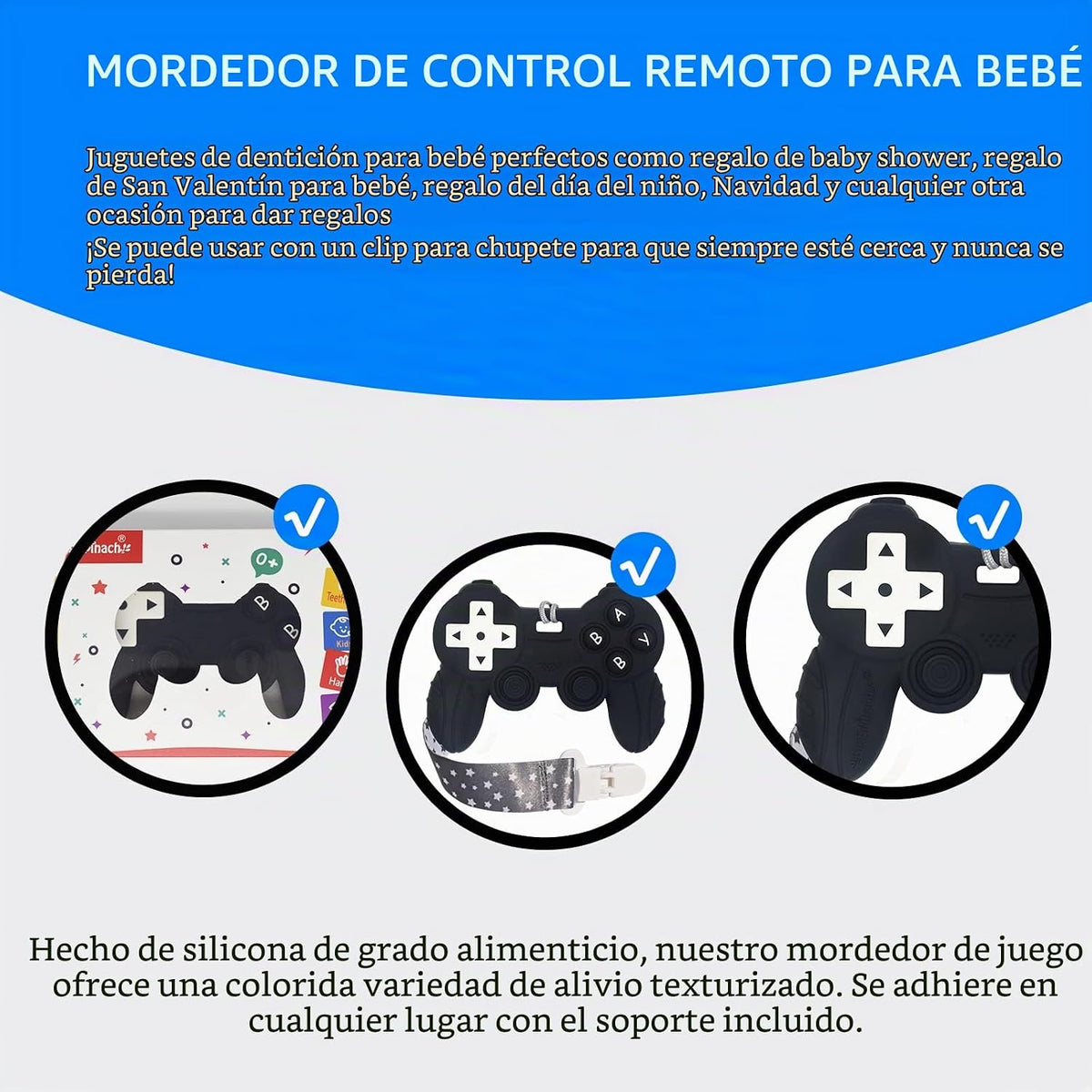 Juguetes de dentición con control remoto genial para bebés de 0-6 y...