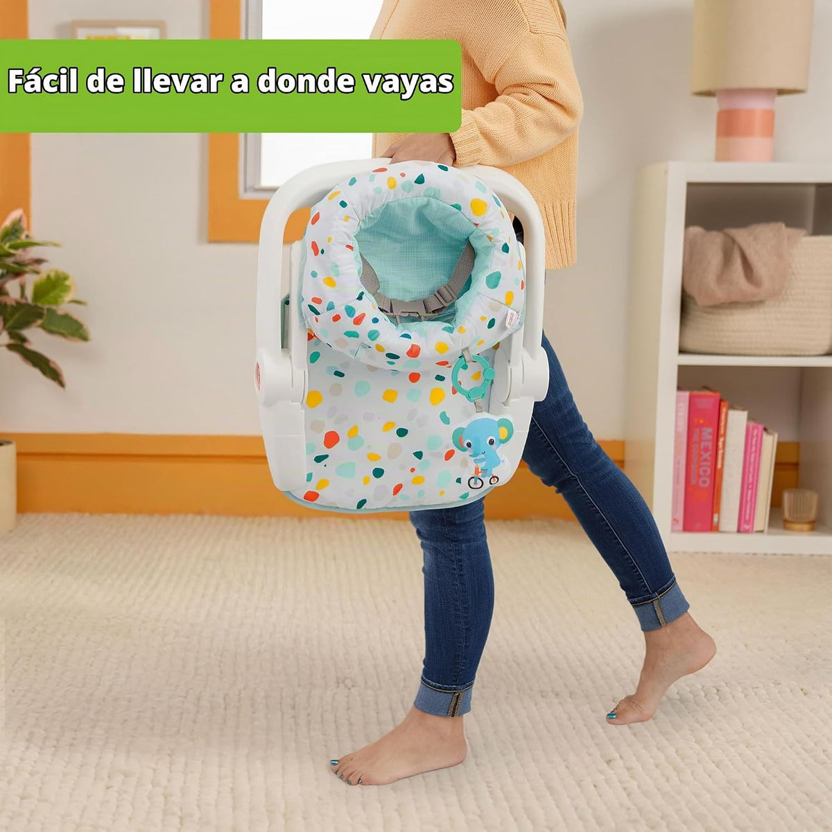 Bright Starts Asiento de piso para aprender a sentarse, 2 posicione...