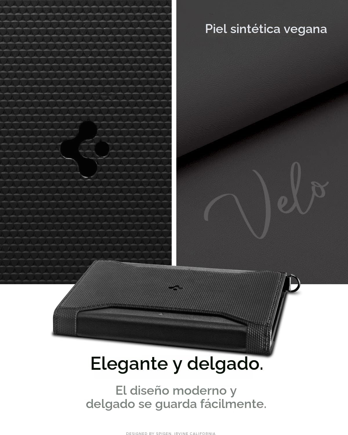 Spigen Life para pasaporte Funda para tarjeta con tecnología de blo...