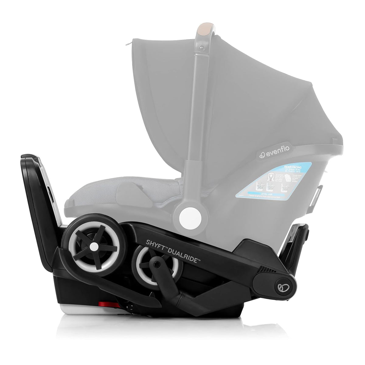 Shyft DualRide con almacenamiento Carryall Combo de asiento infanti...
