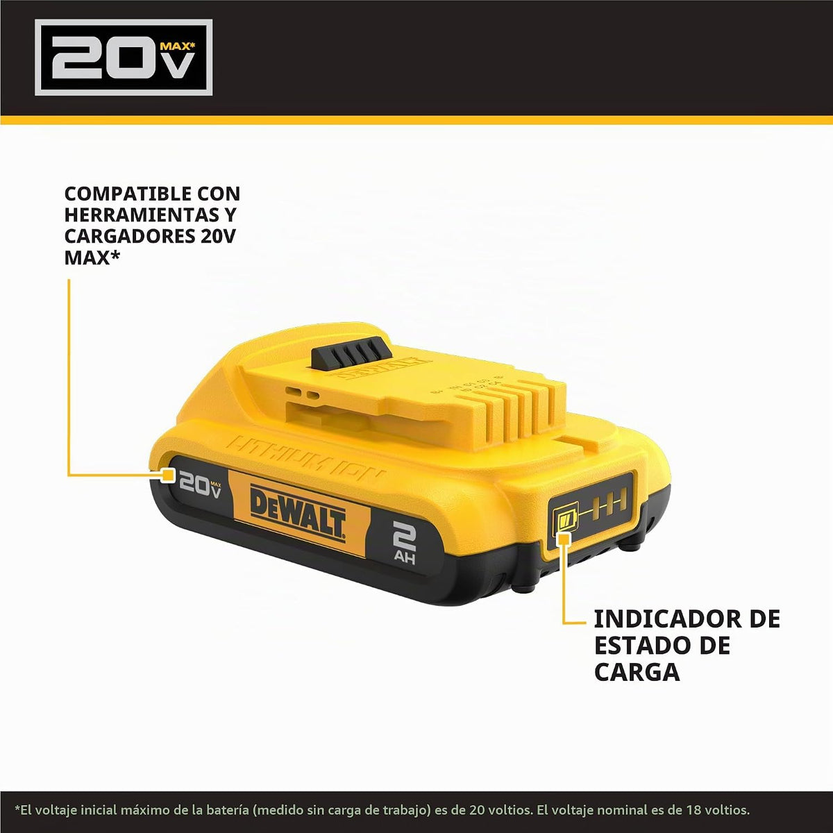 DEWALT Taladro inalámbrico de 20 V MAX y destornillador de impacto,...