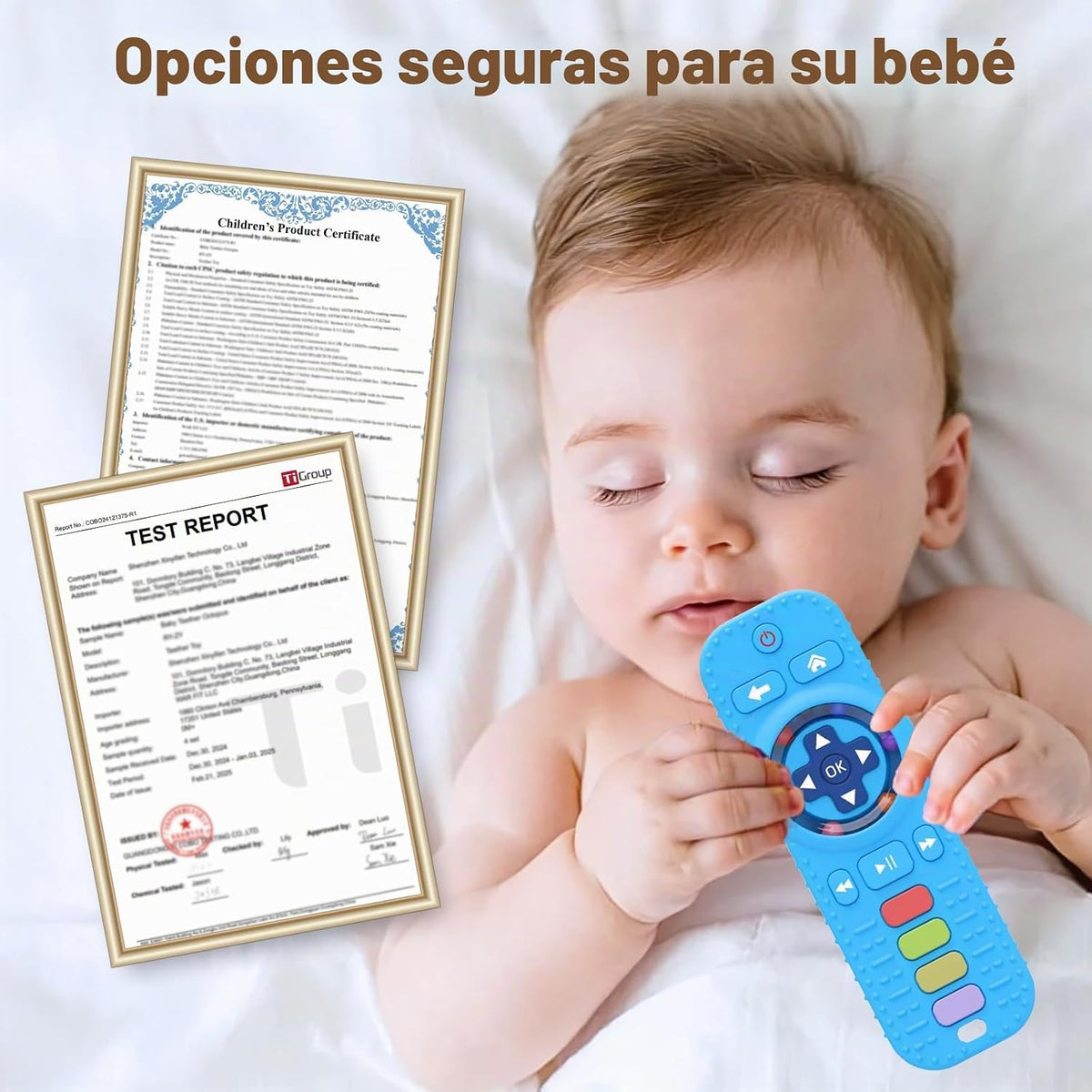 Juguetes de dentición para bebés, control remoto de TV, mordedor, j...