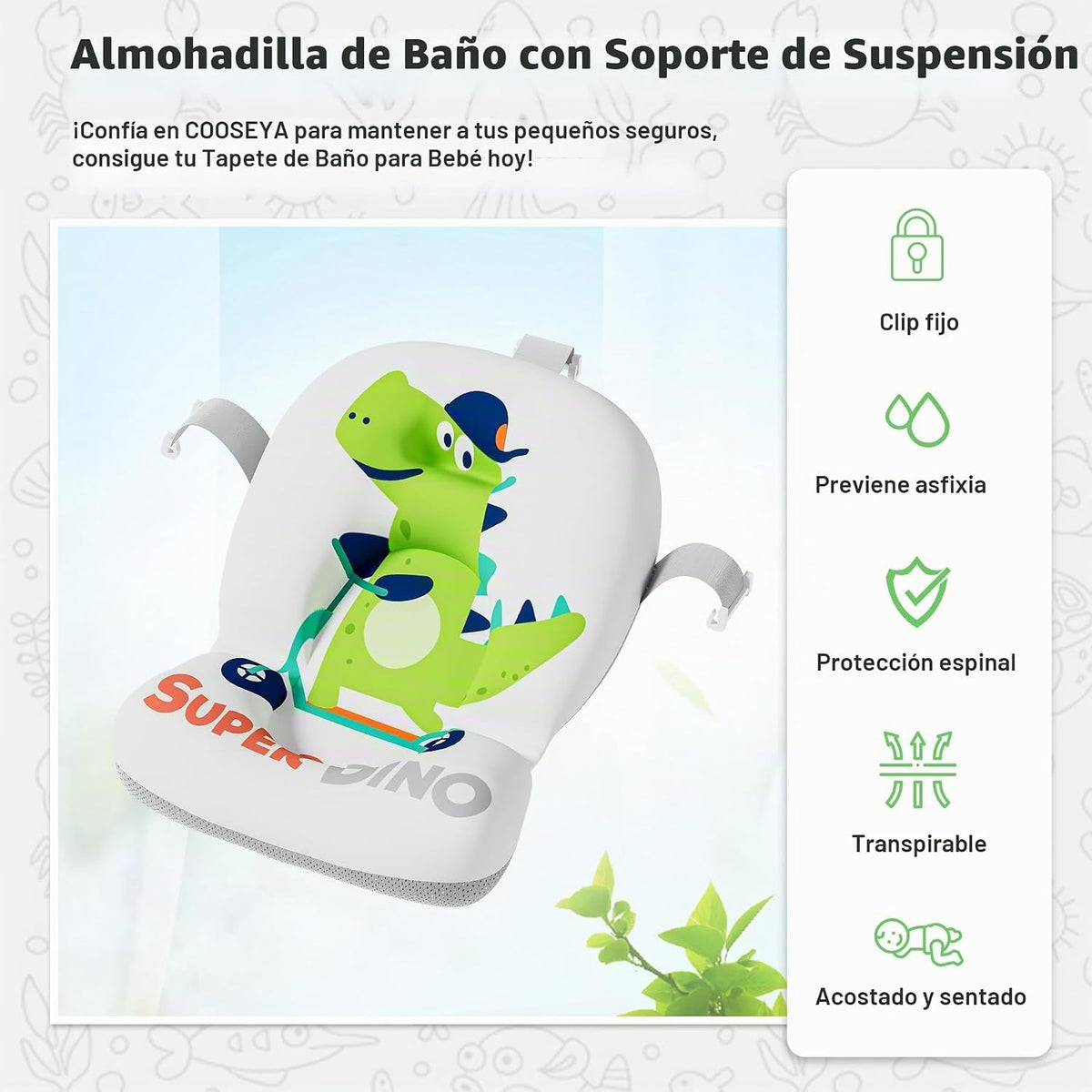 Bañera plegable para bebés para recién nacidos con termómetro y coj...
