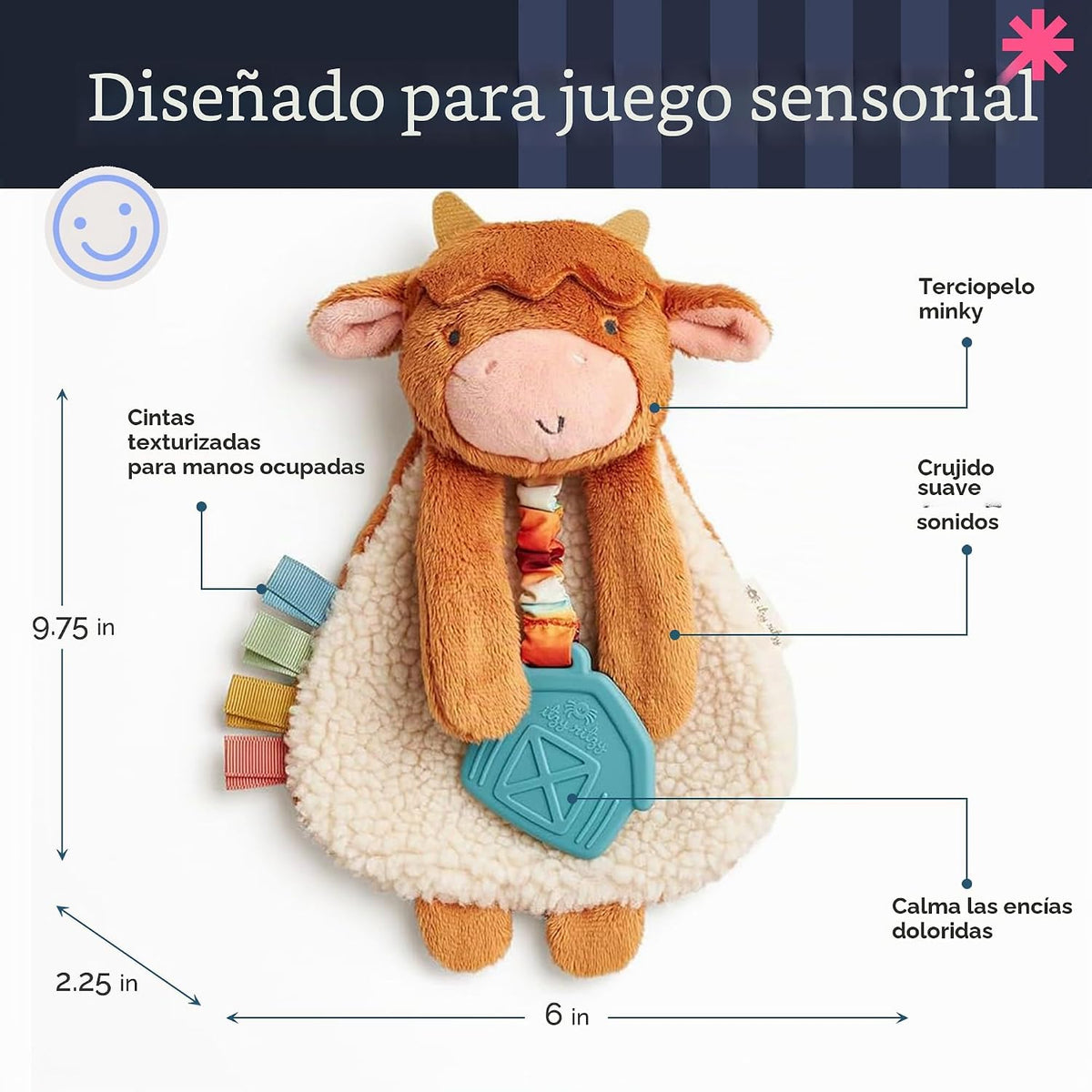 Itzy Ritzy - Itzy Lovey Incluyendo Mordedor - Baby Lovey con morded...